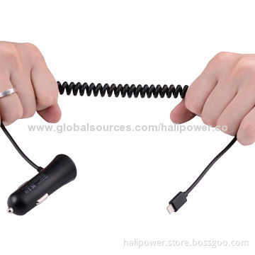 Universal Plug In-car Charger, Sized 25*24.8*70.5mm, 12V DC InputNew